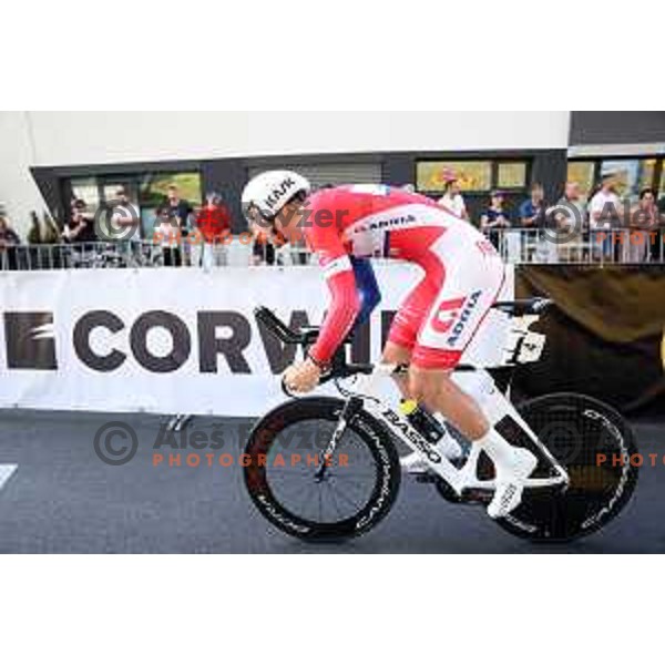 at Slovenian National Time-Trial Championship in Koper, Slovenia on June 17, 2021