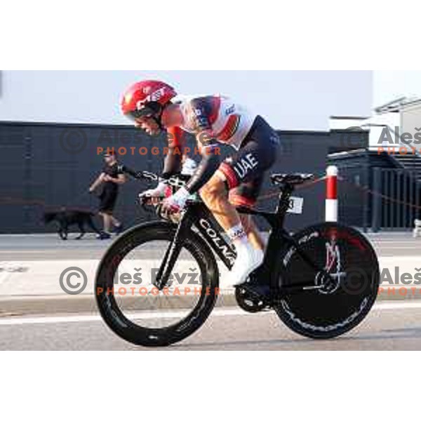 Jan Polanc, second placed at Slovenian National Time-Trial Championship in Koper, Slovenia on June 17, 2021