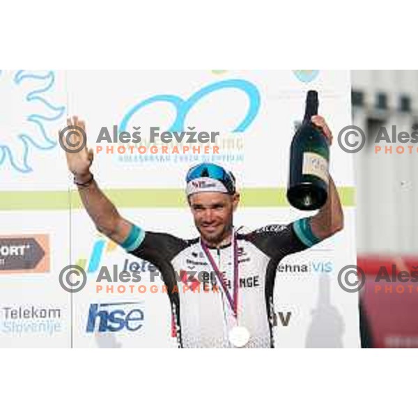 Luka Mezgec, third placed in Men’s Elite category race (174 km) at Slovenian Road Championship in Koper, Slovenia on June 20, 2021