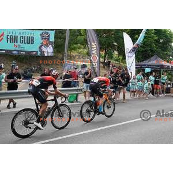 Men’s Elite category race (174 km) at Slovenian Road Championship in Koper, Slovenia on June 20, 2021