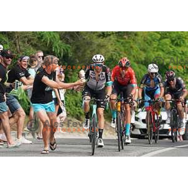 Luka Mezgec during Men’s Elite category race (174 km) at Slovenian Road Championship in Koper, Slovenia on June 20, 2021