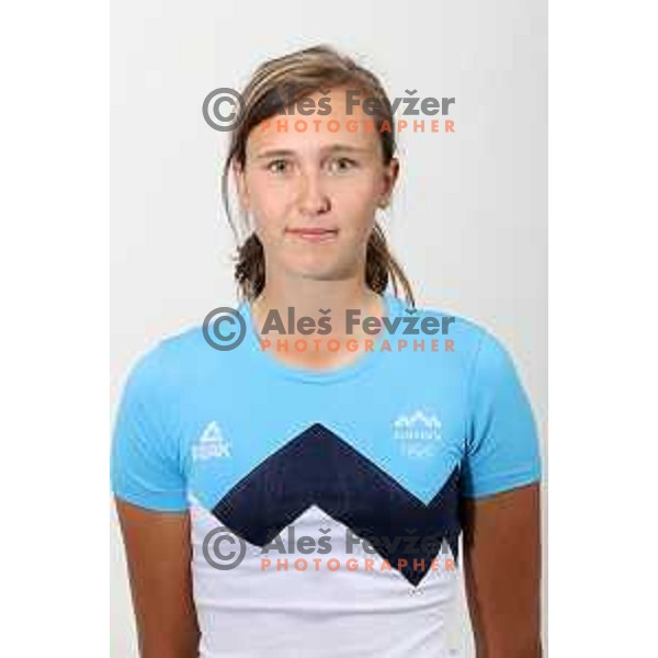 Pia Babnik, member of Slovenia Olympic Golf team for Tokyo Summer Olympic games during photo shooting in Ljubljana, Slovenia on June 29, 2021
