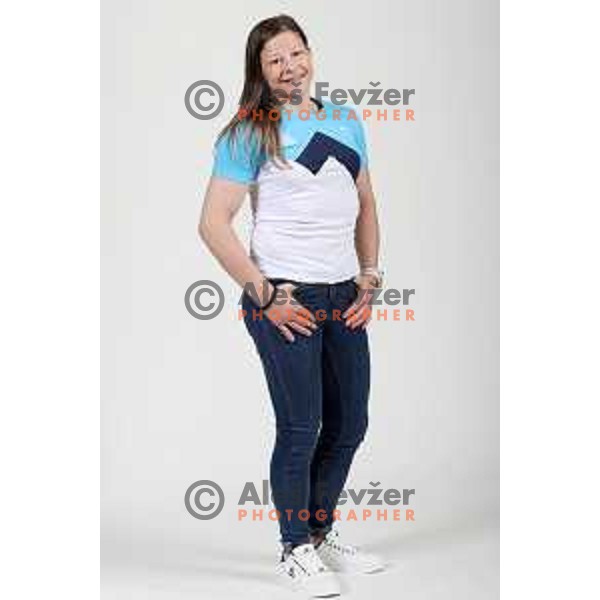 Tina Trstenjak, member of Slovenia Olympic Judo team for Tokyo Summer Olympic games during photo shooting in Ljubljana, Slovenia on June 14, 2021