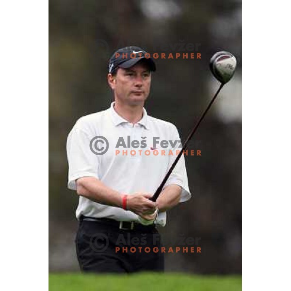 Andrew Fyfe at Bank Austria Pro-AM golf tournament, Kings golf course, Bled, Slovenia, 21.4.2008 