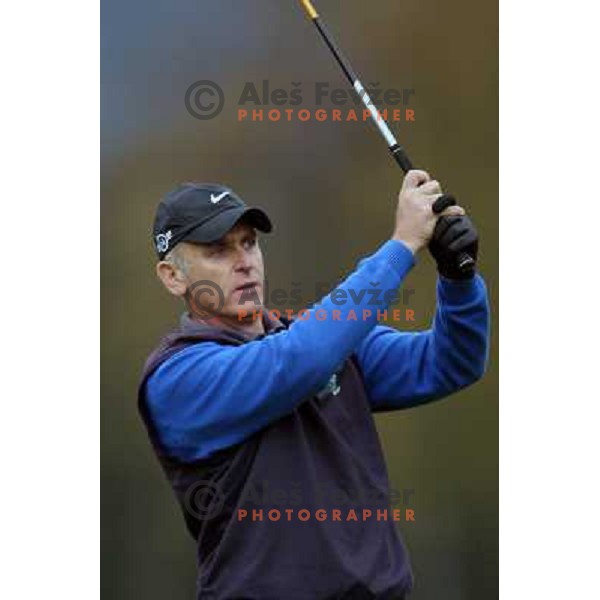 Joze Mermal at Bank Austria Pro-AM golf tournament, Kings golf course, Bled, Slovenia, 21.4.2008 