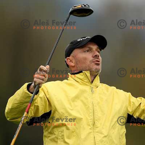 Danilo Valek at Bank Austria Pro-AM golf tournament, Kings golf course, Bled, Slovenia, 21.4.2008 
