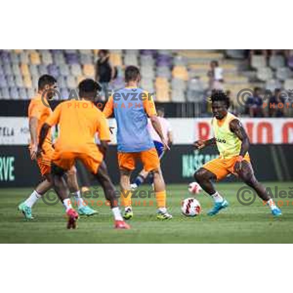 prior to UEFA Europa Conference League qualifier football match between Maribor and Urartu in Ljudski vrt, Maribor, Slovenia on July 8, 2021