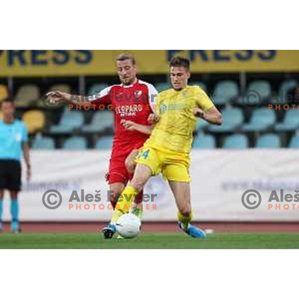 action during UEFA Conference League first qualifying round football match between Domzale (SLO) and Swift Hesper (LUX) in Domzale Sports Park, Slovenia on July 8, 2021