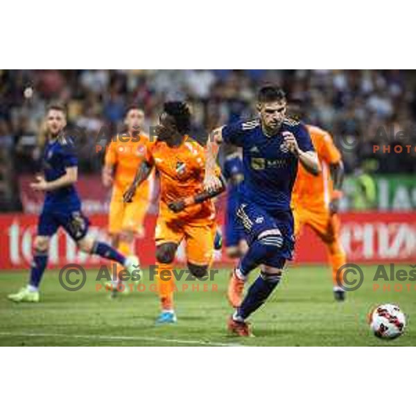 in action during UEFA Europa Conference League qualifier football match between Maribor and Urartu in Ljudski vrt, Maribor, Slovenia on July 8, 2021