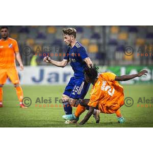 Jan Repas in action during UEFA Europa Conference League qualifier football match between Maribor and Urartu in Ljudski vrt, Maribor, Slovenia on July 8, 2021