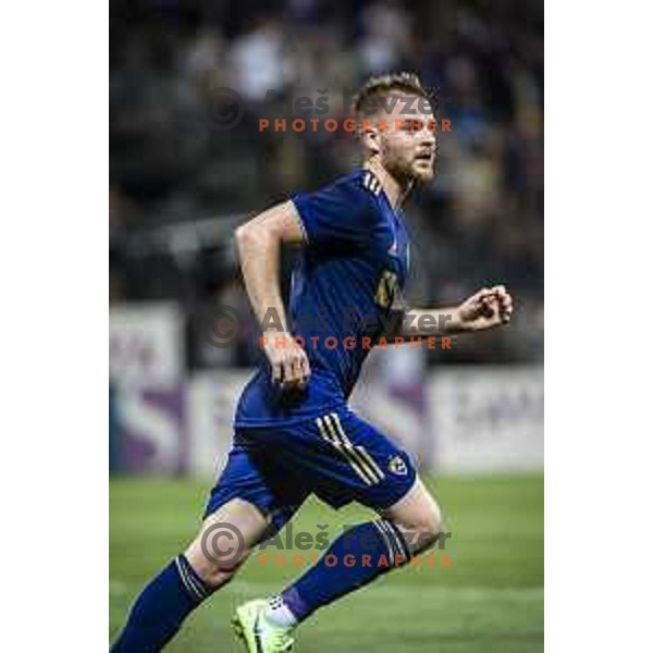 Rudi Vancas Pozeg in action during UEFA Europa Conference League qualifier football match between Maribor and Urartu in Ljudski vrt, Maribor, Slovenia on July 8, 2021