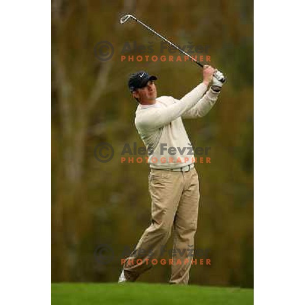 Damjan Murgelj at Bank Austria Pro-AM golf tournament, Kings golf course, Bled, Slovenia, 21.4.2008 