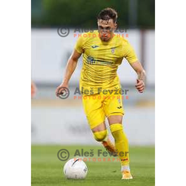 action during UEFA Conference League first qualifying round football match between Domzale (SLO) and Swift Hesper (LUX) in Domzale Sports Park, Slovenia on July 8, 2021