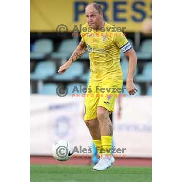 action during UEFA Conference League first qualifying round football match between Domzale (SLO) and Swift Hesper (LUX) in Domzale Sports Park, Slovenia on July 8, 2021