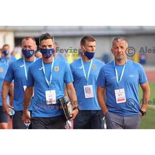 action during UEFA Conference League first qualifying round football match between Domzale (SLO) and Swift Hesper (LUX) in Domzale Sports Park, Slovenia on July 8, 2021