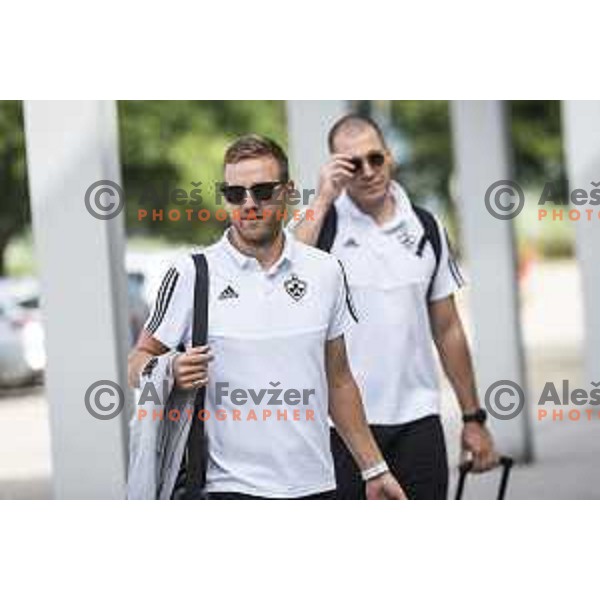 Ales Mertelj during press conference at Maribor Airport, Maribor, Slovenia on July 13, 2021