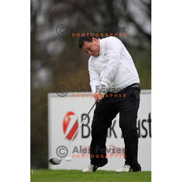 Lovse at Bank Austria Pro-AM golf tournament, Kings golf course, Bled, Slovenia, 21.4.2008 
