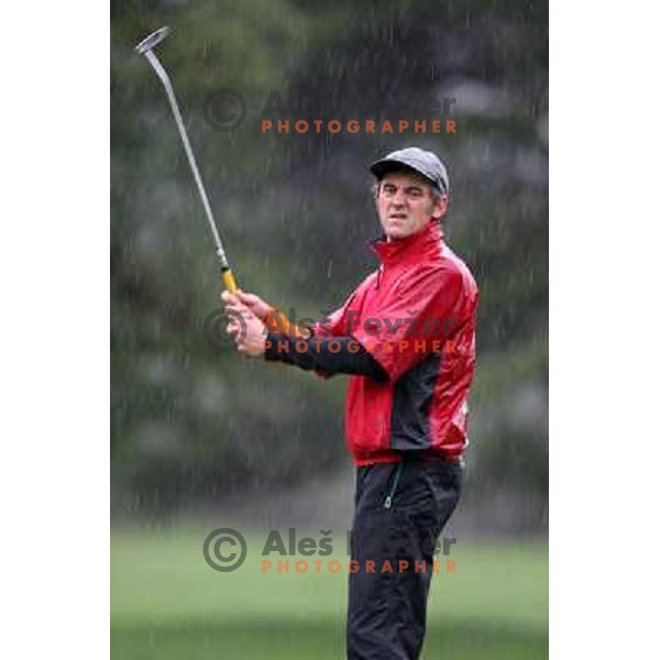Leon Magdalenc at Bank Austria Pro-AM golf tournament, Kings golf course, Bled, Slovenia, 21.4.2008 