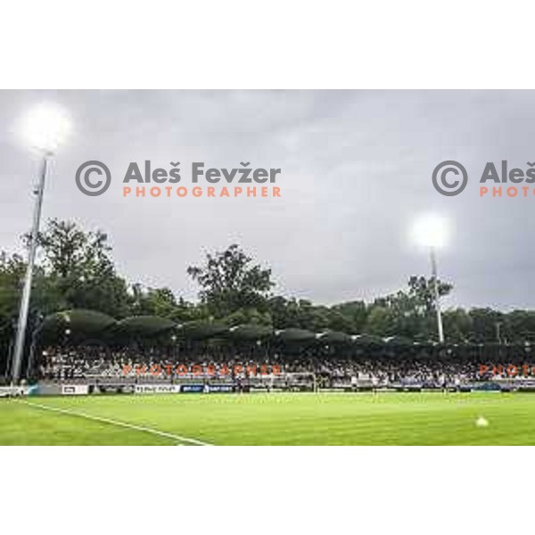 prior to UEFA Champions League qualifier football match between Mura and Shkëndija in Fazanerija, Murska Sobota, Slovenia on July 13. 2021