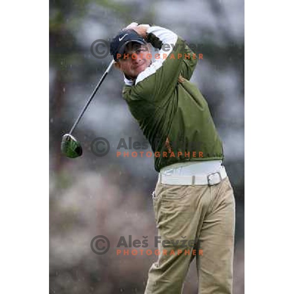 Damjan Murgelj at Bank Austria Pro-AM golf tournament, Kings golf course, Bled, Slovenia, 21.4.2008 