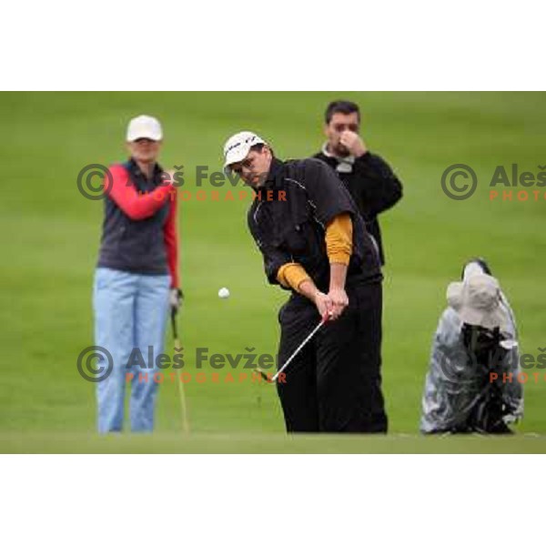Sebastjan Ajster at Bank Austria Pro-AM golf tournament, Kings golf course, Bled, Slovenia, 21.4.2008 
