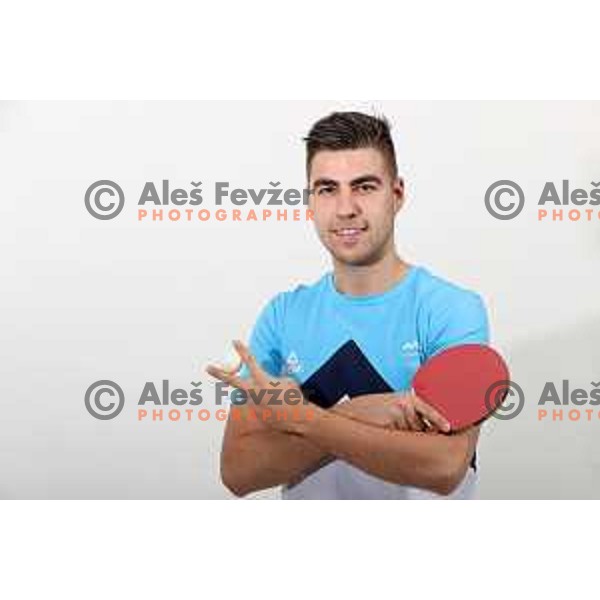 Darko Jorgic, member of Slovenia Olympic team for Tokyo Summer Olympic games during photo shooting in Ljubljana, Slovenia on June 29, 2021