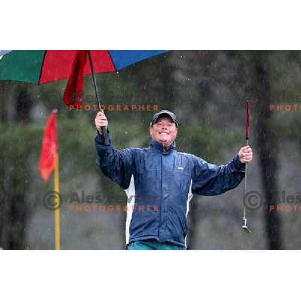 Martin Axelsson at Bank Austria Pro-AM golf tournament, Kings golf course, Bled, Slovenia, 21.4.2008 