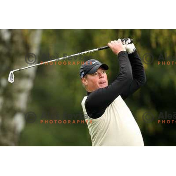 Martin Axelsson at Bank Austria Pro-AM golf tournament, Kings golf course, Bled, Slovenia, 21.4.2008 