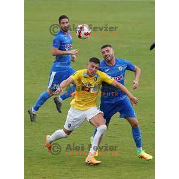 in action during Prva Liga Telemach football match between Bravo and Kalcer Radomlje in Ljubljana, Slovenia on July 16, 2021