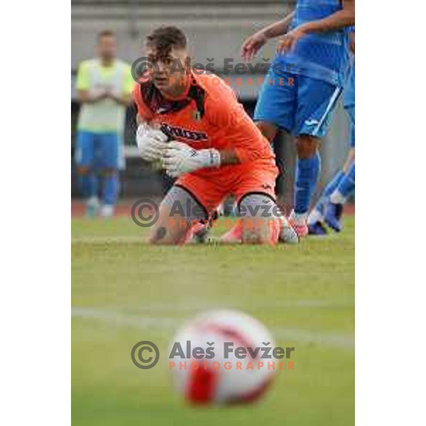 David Sugic in action during Prva Liga Telemach football match between Bravo and Kalcer Radomlje in Ljubljana, Slovenia on July 16, 2021