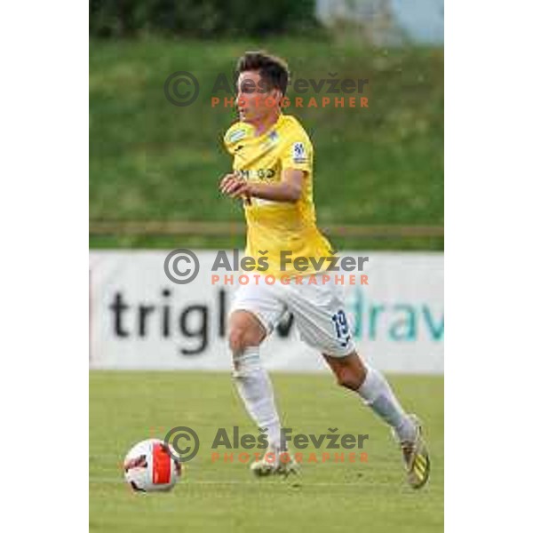 Matija Kavcic in action during Prva Liga Telemach football match between Bravo and Kalcer Radomlje in Ljubljana, Slovenia on July 16, 2021