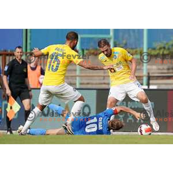 in action during Prva Liga Telemach football match between Bravo and Kalcer Radomlje in Ljubljana, Slovenia on July 16, 2021