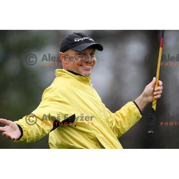 Danilo Valek at Bank Austria Pro-AM golf tournament, Kings golf course, Bled, Slovenia, 21.4.2008 