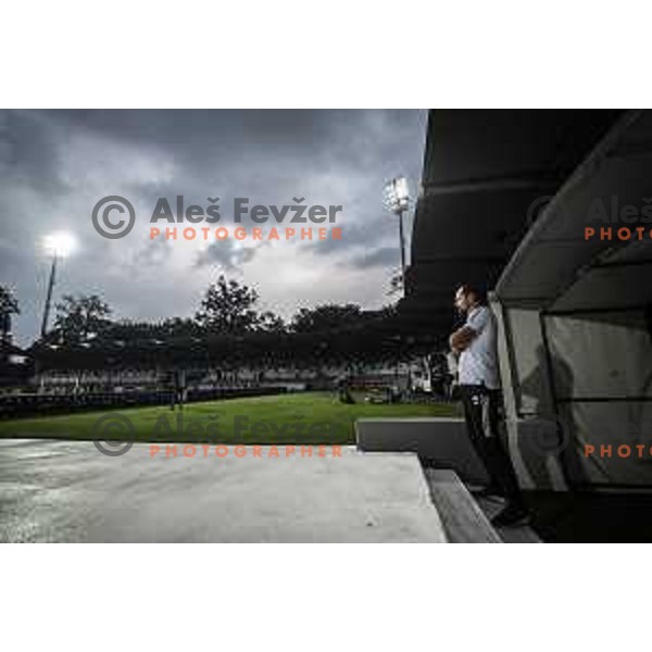Ante Simundza, head coach of Mura prior to Prva liga Telemach football match between Mura and Tabor in Fazanerija, Murska Sobota, Slovenia on July 17, 2021