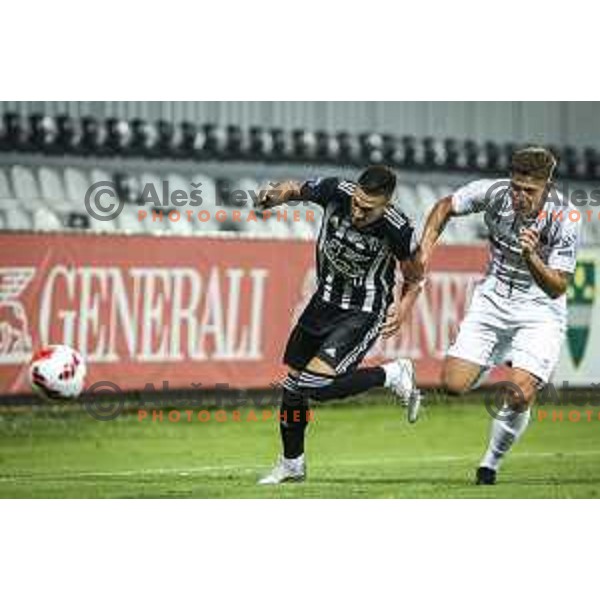 in action during Prva liga Telemach football match between Mura and Tabor in Fazanerija, Murska Sobota, Slovenia on July 17, 2021