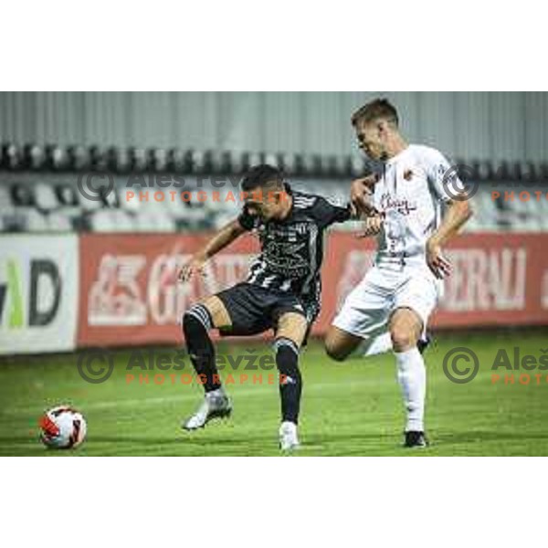 in action during Prva liga Telemach football match between Mura and Tabor in Fazanerija, Murska Sobota, Slovenia on July 17, 2021