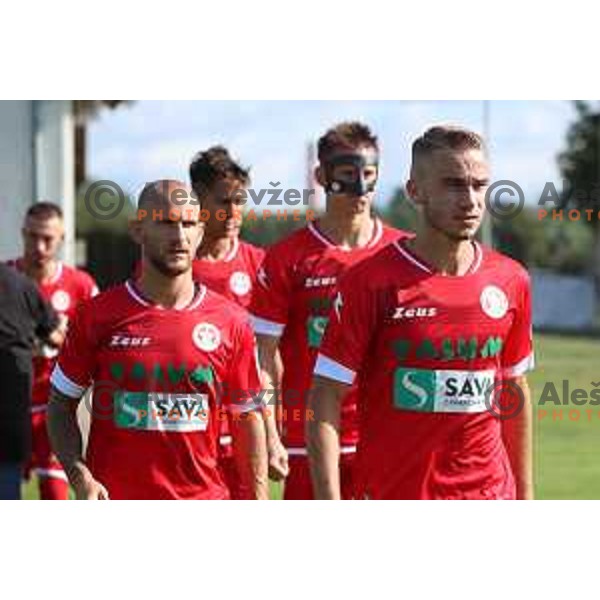 in action during Prva Liga Telemach football match between Aluminij and Koper in Kidricevo Slovenia on July 17, 2021