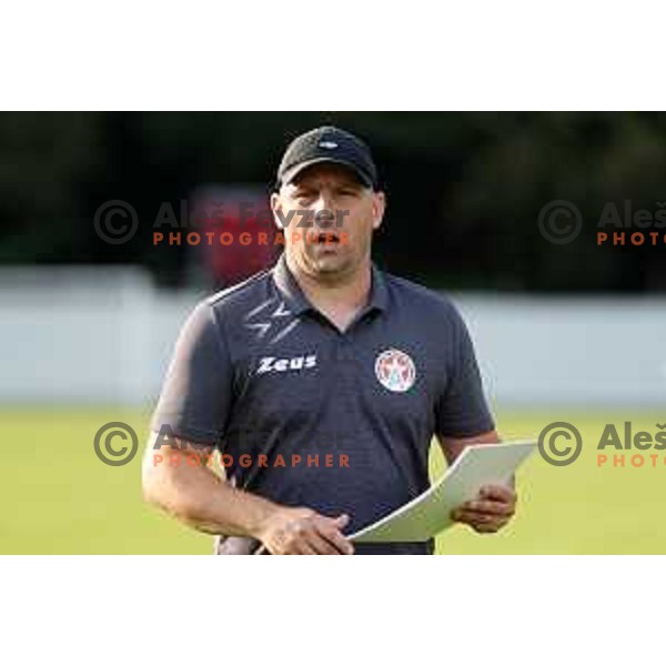 in action during Prva Liga Telemach football match between Aluminij and Koper in Kidricevo Slovenia on July 17, 2021