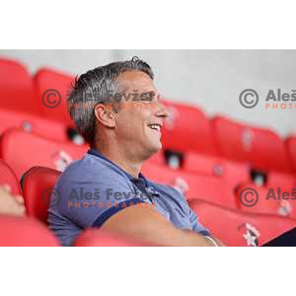 during Prva Liga Telemach football match between Bravo and Kalcer Radomlje in Ljubljana, Slovenia on July 16, 2021