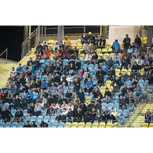 Fans of Maribor during Prva liga Telemach football match between Celje and Maribor in Arena z’Dežele, Celje, Slovenia on July 18, 2021