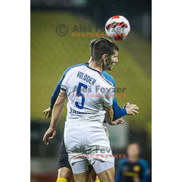 Robert Voloder in action during Prva liga Telemach football match between Celje and Maribor in Arena z’Dežele, Celje, Slovenia on July 18, 2021