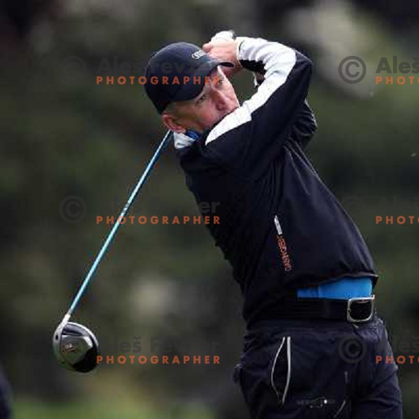 Dani Kraljic at Bank Austria Pro-AM golf tournament, Kings golf course, Bled, Slovenia, 21.4.2008 