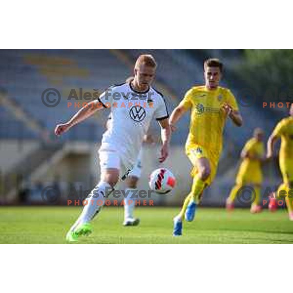 action during UEFA Conference League match between Domzale and Honka Espoo in Domzale, Slovenia on July 20, 2021