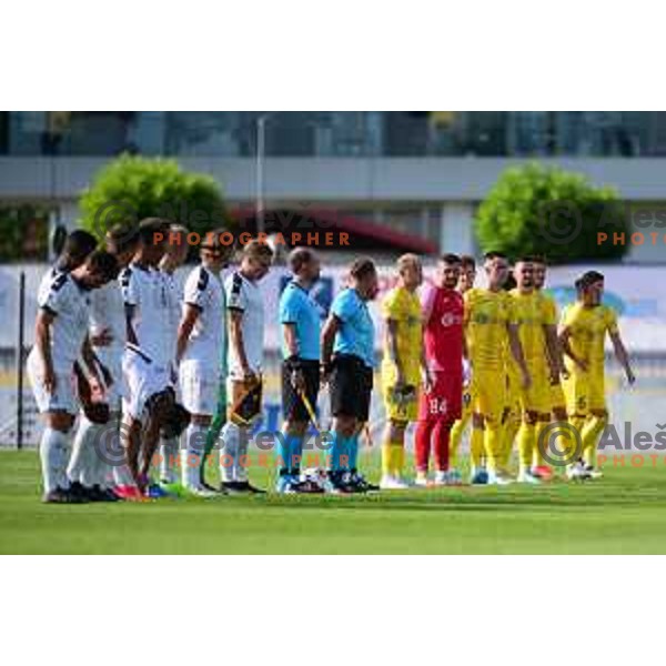 action during UEFA Conference League match between Domzale and Honka Espoo in Domzale, Slovenia on July 20, 2021
