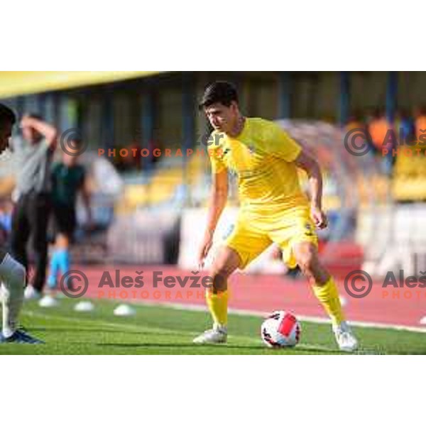 Sven Sostaric Karic in action during UEFA Conference League match between Domzale and Honka Espoo in Domzale, Slovenia on July 20, 2021