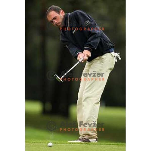 Miro Raic at Bank Austria Pro-AM golf tournament, Kings golf course, Bled, Slovenia, 21.4.2008 