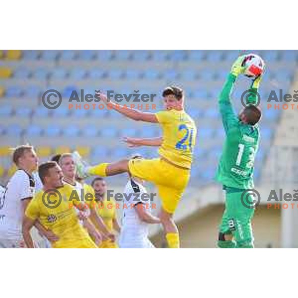 Sven Sostaric Karic in action during UEFA Conference League match between Domzale and Honka Espoo in Domzale, Slovenia on July 20, 2021