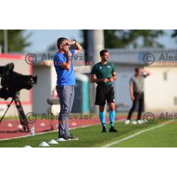 Head coach Dejan Djuranovic during UEFA Conference League match between Domzale and Honka Espoo in Domzale, Slovenia on July 20, 2021