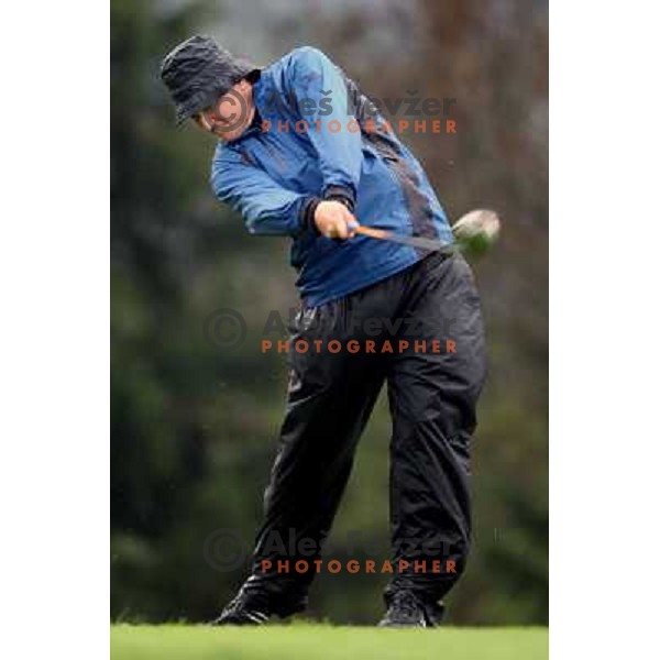 Gregor Slabe at Bank Austria Pro-AM golf tournament, Kings golf course, Bled, Slovenia, 21.4.2008 