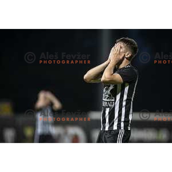 Klemen Sturm during UEFA Champions League qualifier football match between Mura and Ludogorets in Fazanerija, Murska Sobota, Slovenia on July 21, 2021